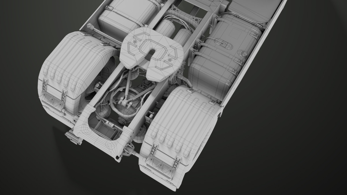 Chassis 06 Generic White URP HDRP Textures