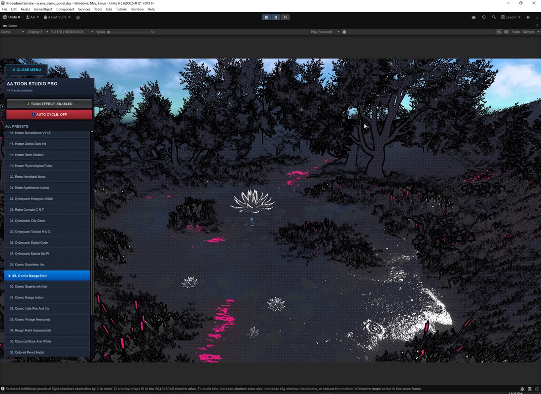 AA Toon Studio Pro — Stylized Post Processing & Toon Shader System