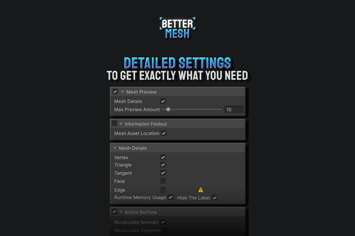 Better Mesh - Mesh Preview & Full-insight at a glance