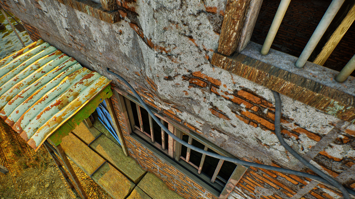 Modular Slum City Wasteland Village with Enterable Interior