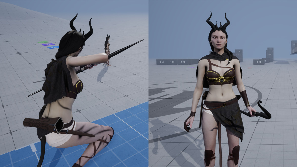 Fantasy Demones Archer