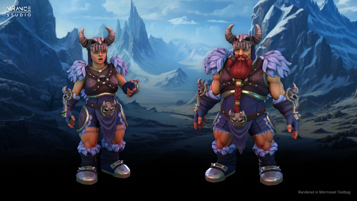 Stylized Nordic Warrior Outfit