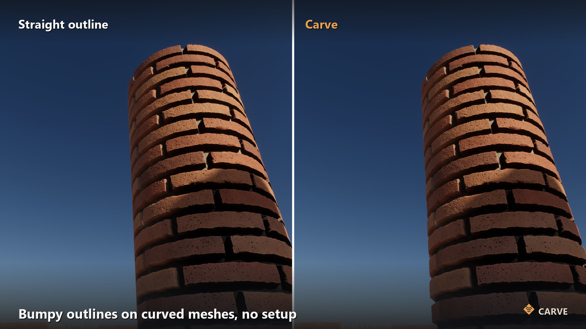 Carve – Silhouette Parallax Occlusion Mapping for HDRP & URP