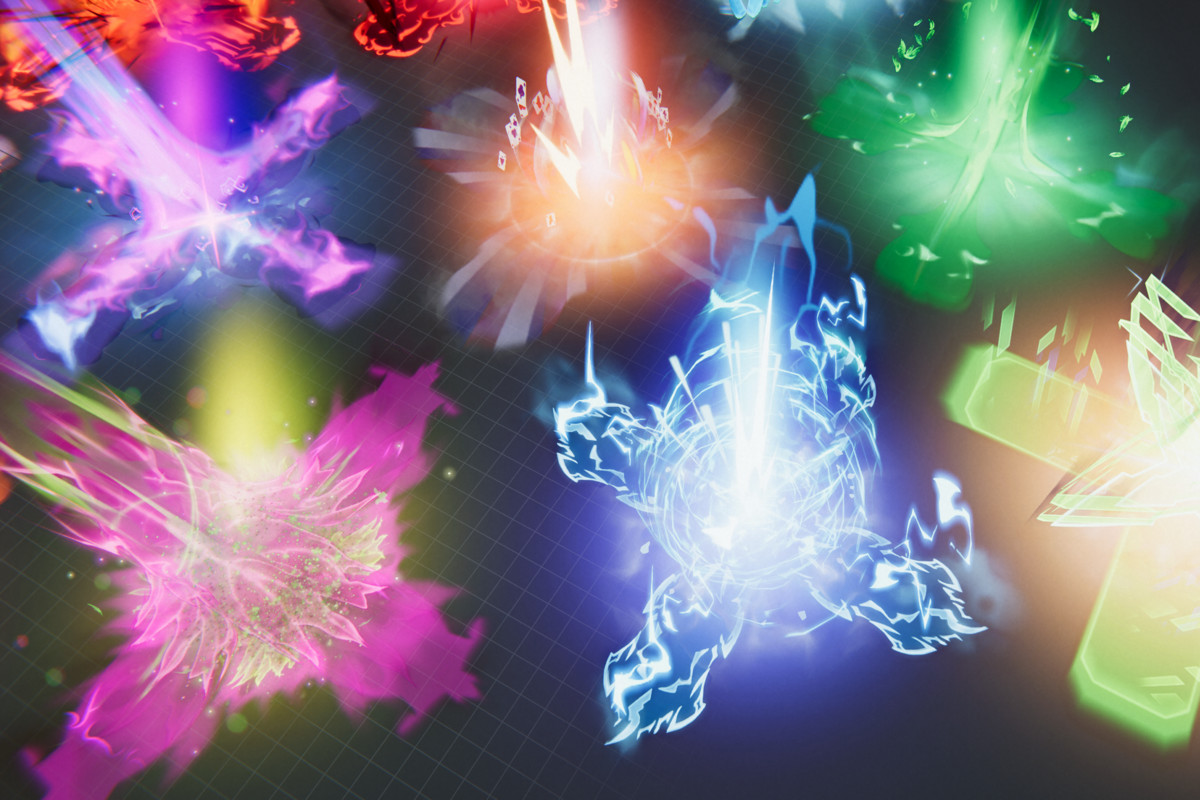 X Shaped Explosion Magic