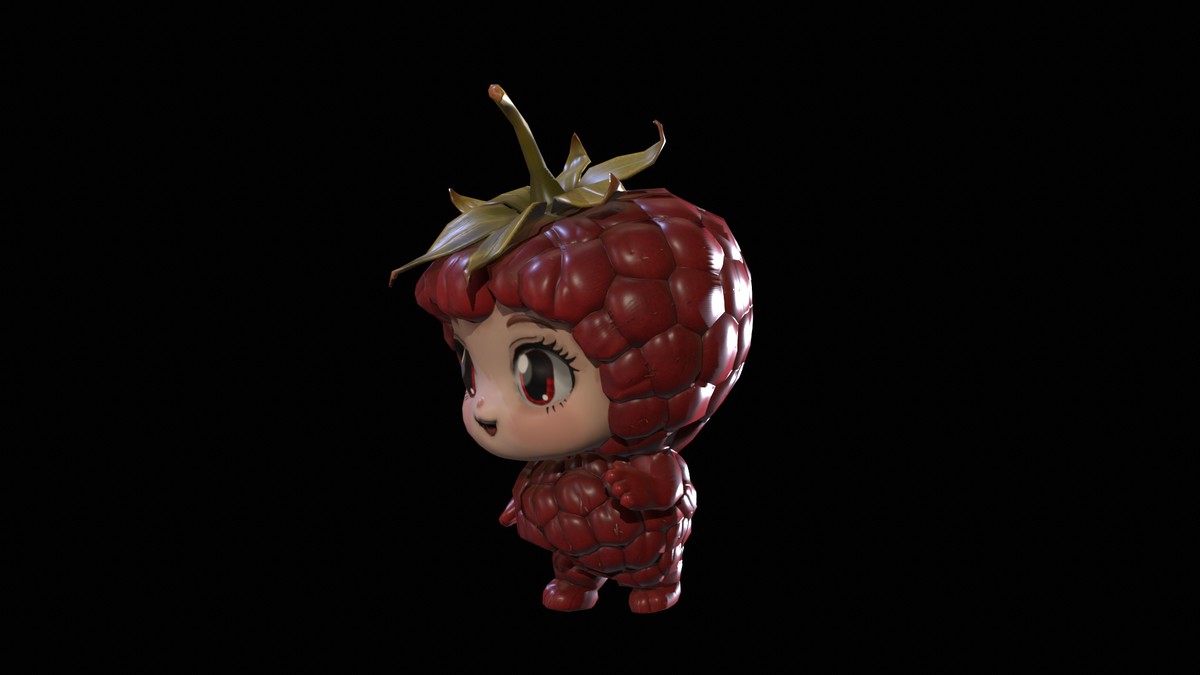 Chibi Fruit Rasberry
