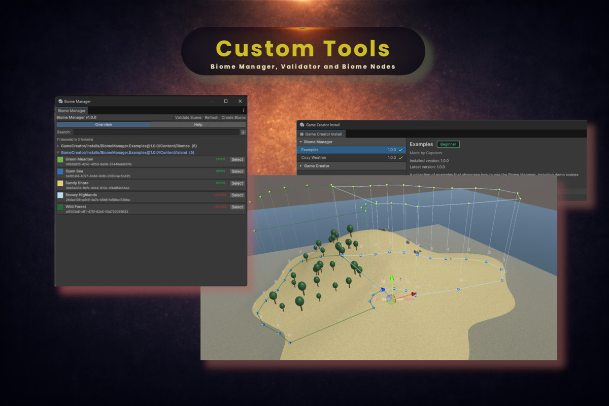 Biome Manager for Game Creator 2