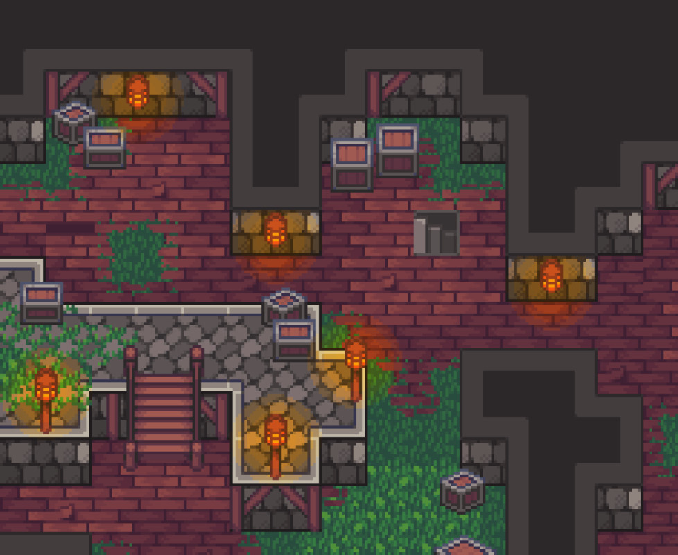 2D Cozy RPG - Dungeon crawler - Tilesets - Pixelart EXTENSION BUNDLE