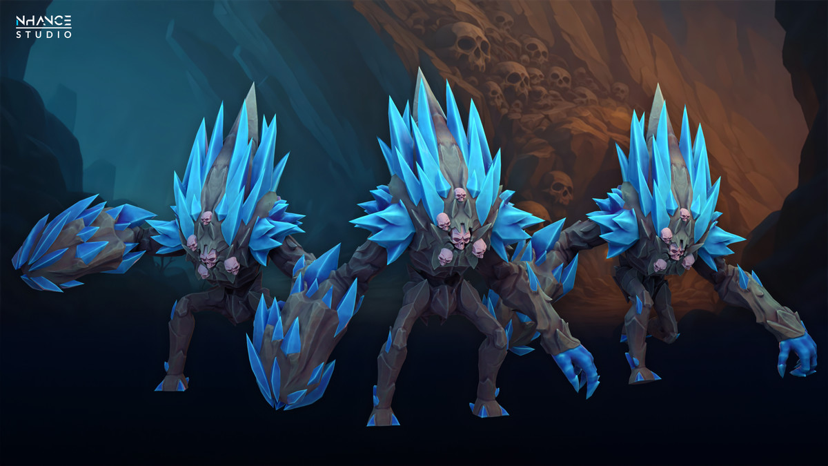 Stylized Cave Crystal Creatures Pack