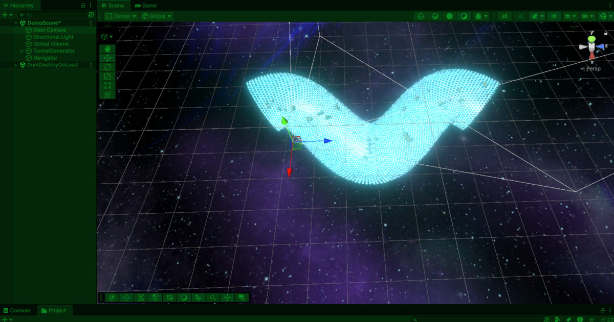 Infinite tunnel generator