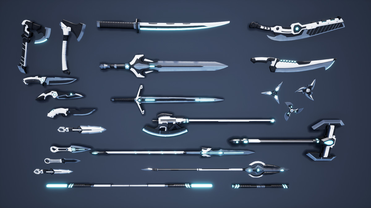 SciFi Melee Weapons Pack