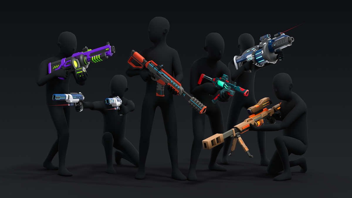 Sci-Fi Weapons Mini - Low Poly Asset Pack