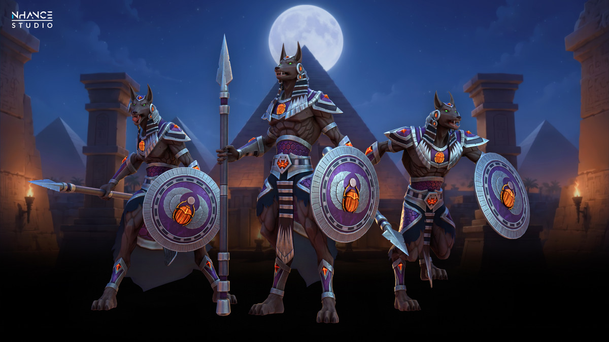 Stylized Fantasy Anubis