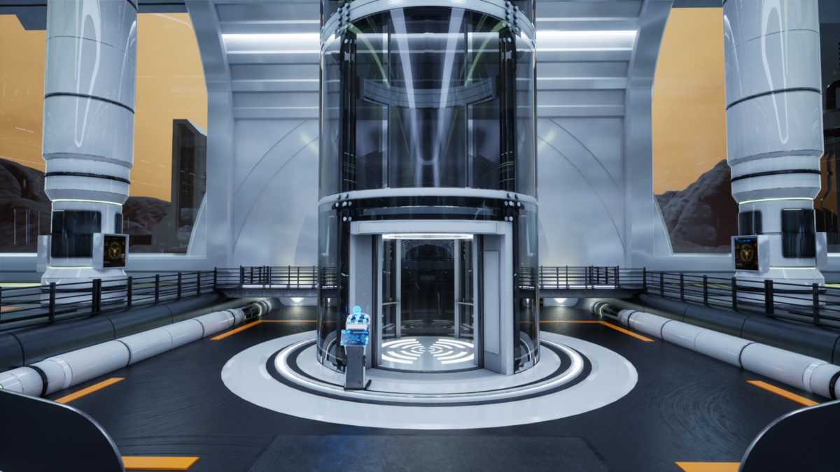 Futuristic Environment Kit Vol.4 – Sci-Fi Spaceport Hub