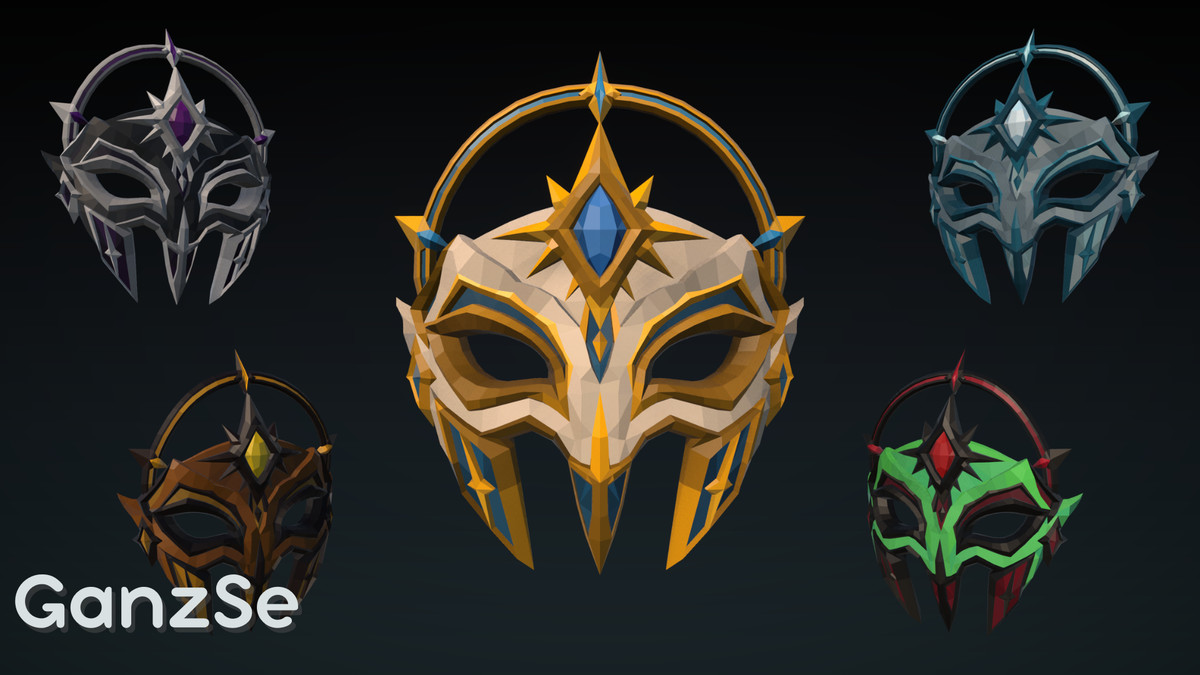 GanzSe Masks - Fantasy Low Poly Pack