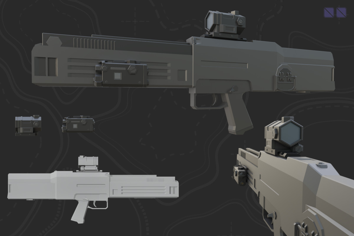 Low Poly Weapon Bundle Pack V