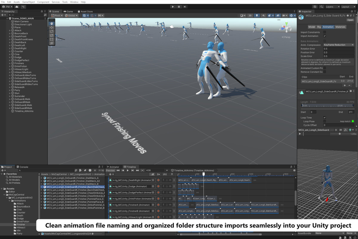MC Longsword Vol.2 - Believable 3D Animations by MoCap Central