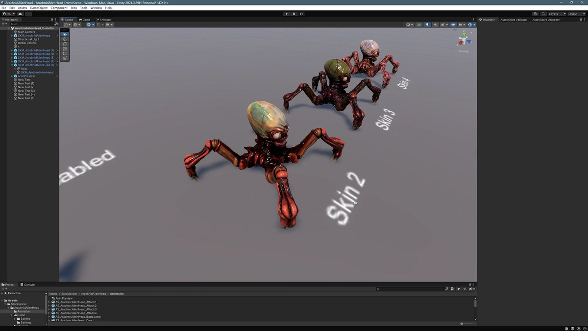 Arachnid-Alien Head 1