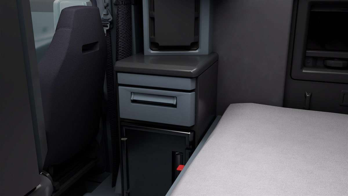 Heavy Truck Chassis 05 Grey Interior URP HDRP Textures