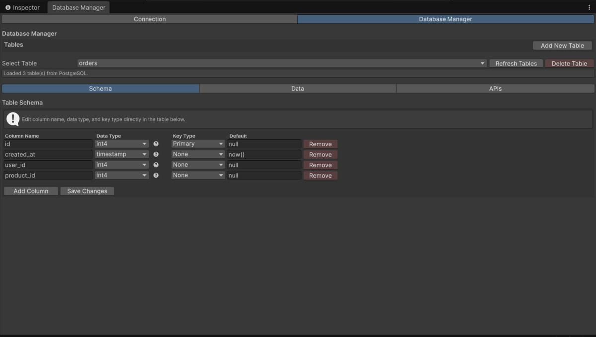 PostgreSQL Database Manager