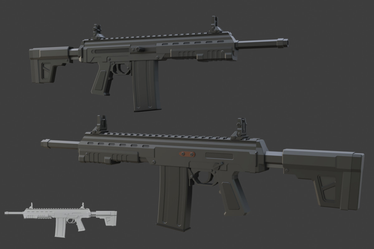 Low Poly Weapon Bundle Pack 3