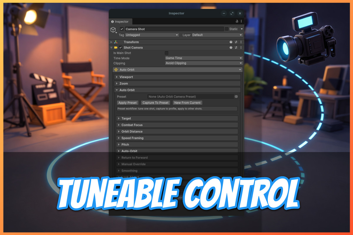 Auto-Orbit Camera for Game Creator 2