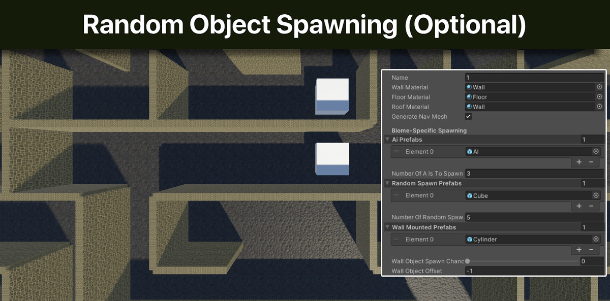Level Generator Pro Max - Procedural Dungeons, Mazes, NavMesh & Player