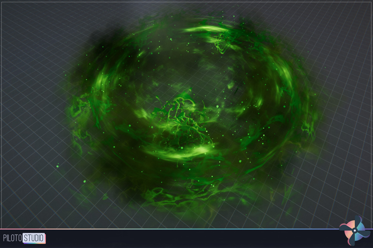 Realistic Poison Magic Spell FX