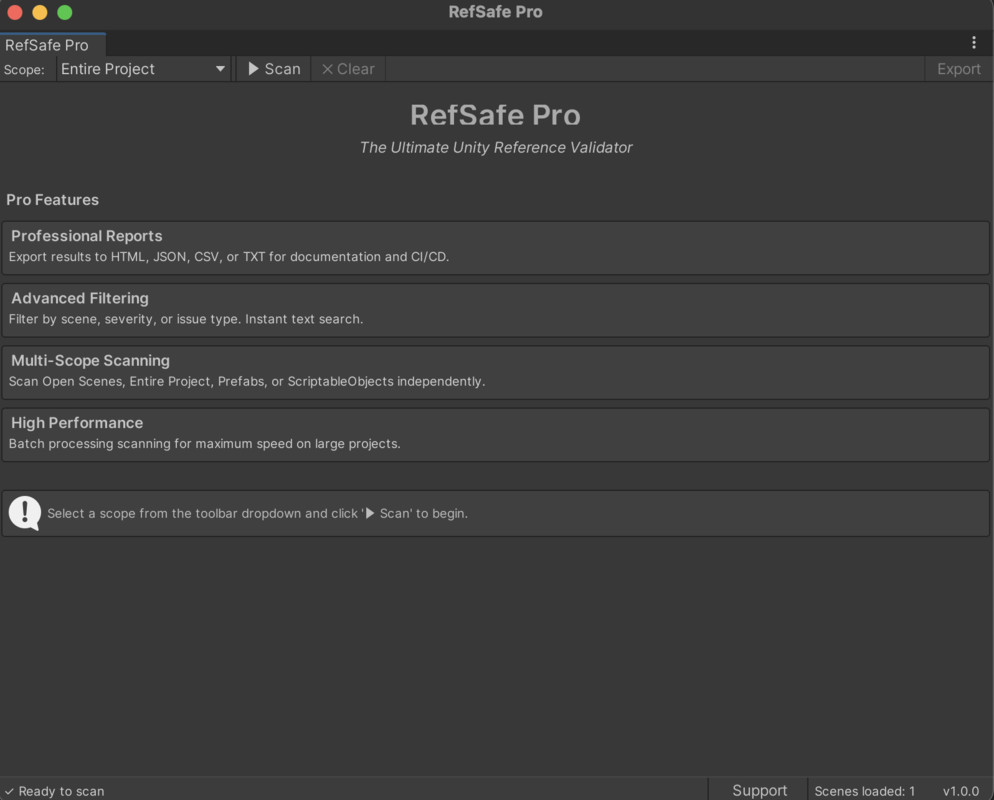 RefSafe Pro – Project-Wide Validator