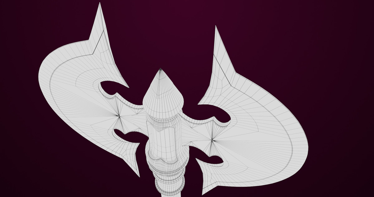 Battle Axe 02 URP HDRP Textures