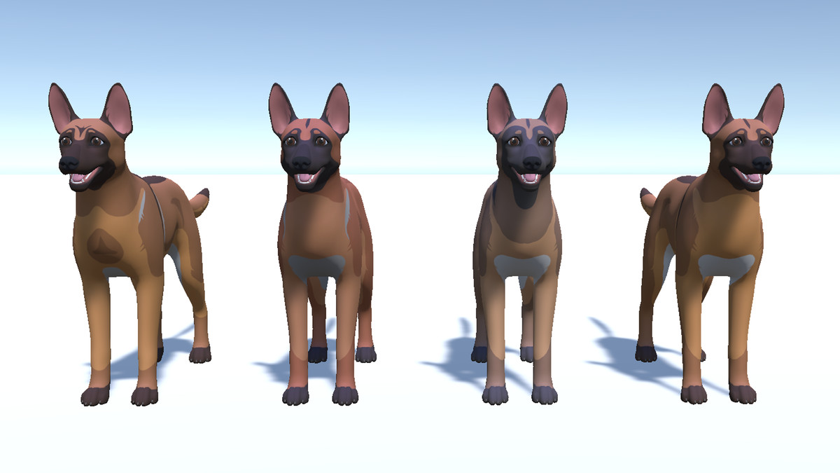 Cartoon Dog - Malinois