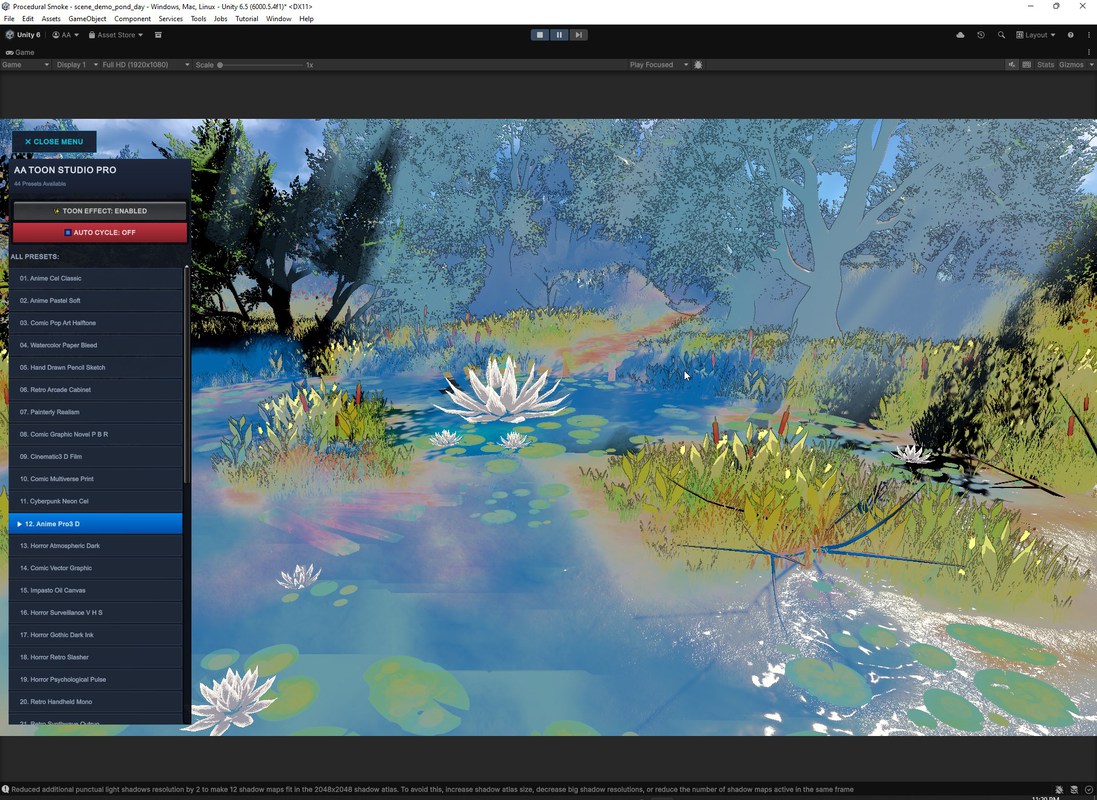 AA Toon Studio Pro — Stylized Post Processing & Toon Shader System