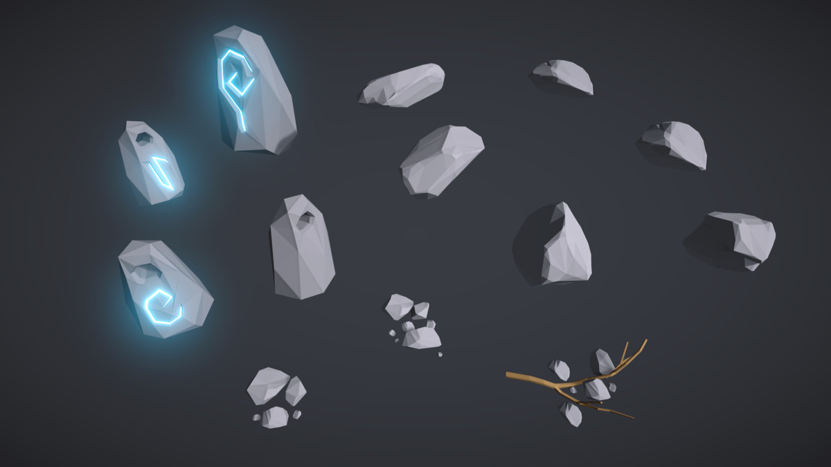 STYLIZED Fantasy Nature Pack: Forest - Low Poly 3D Art