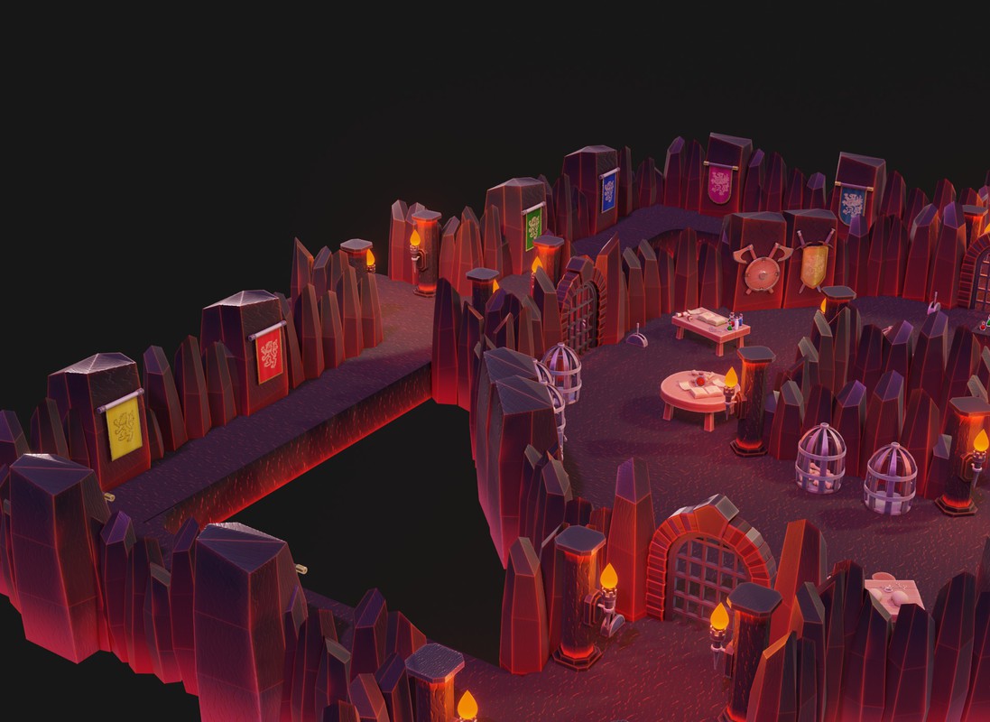 Complete Fantasy Dungeon Creator – Modular 3D Assets + Props + Ambience + SFX