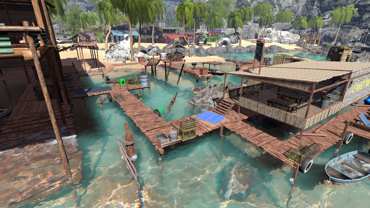 South Pacific Island - Map