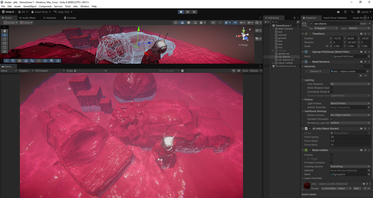 Jelly shader (URP, HDRP)