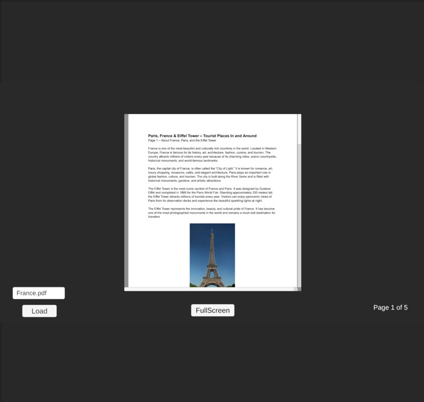 Advanced Runtime PDF Render Plugin