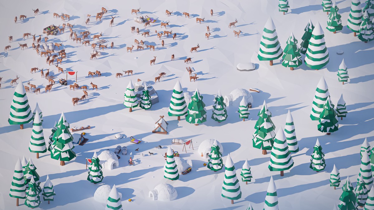 Arctic - Low Poly 3D Models Pack