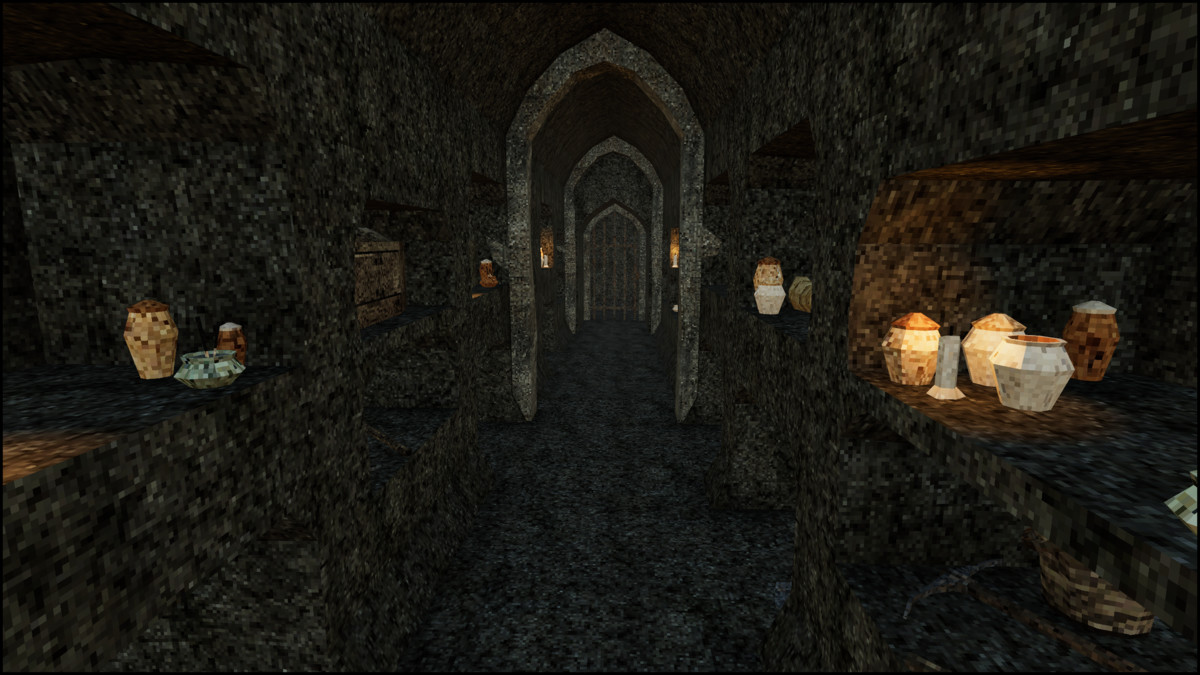 Catacombs - Retro Style Modular Environment Pack