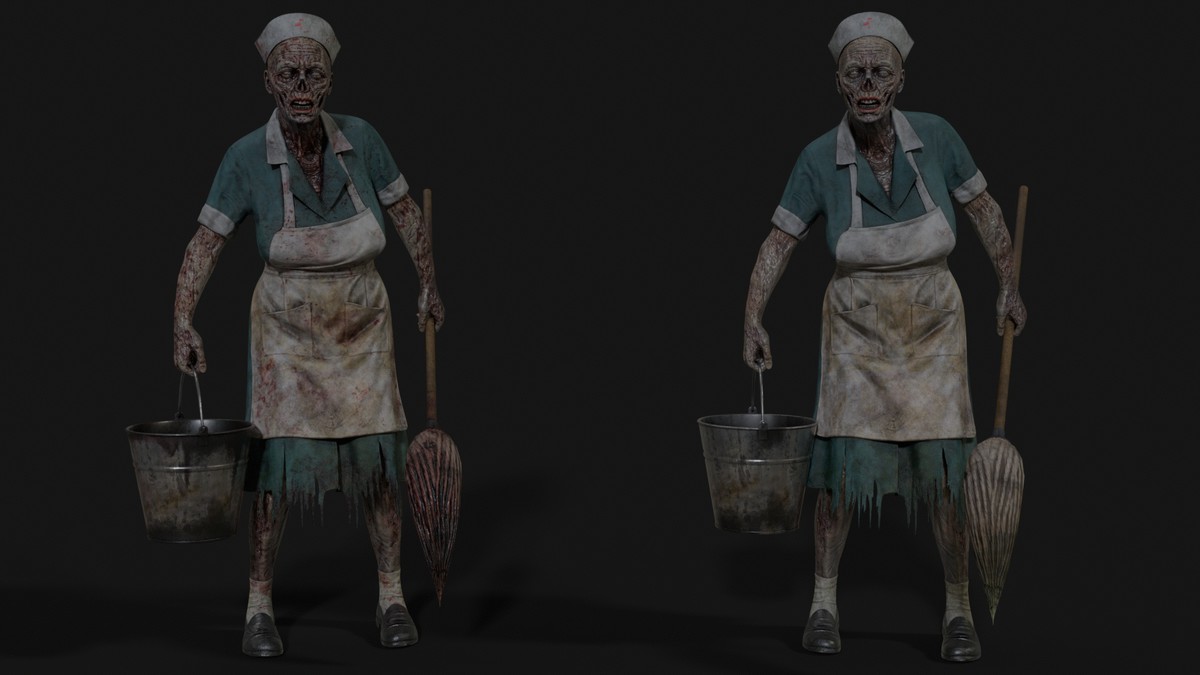Hospital Janitor — Zombie Hospital Collection