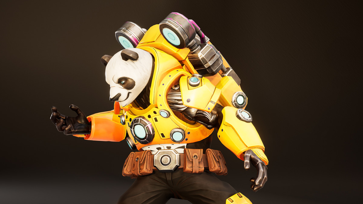 Mecha Panda – Stylized Sci-Fi Panda Character