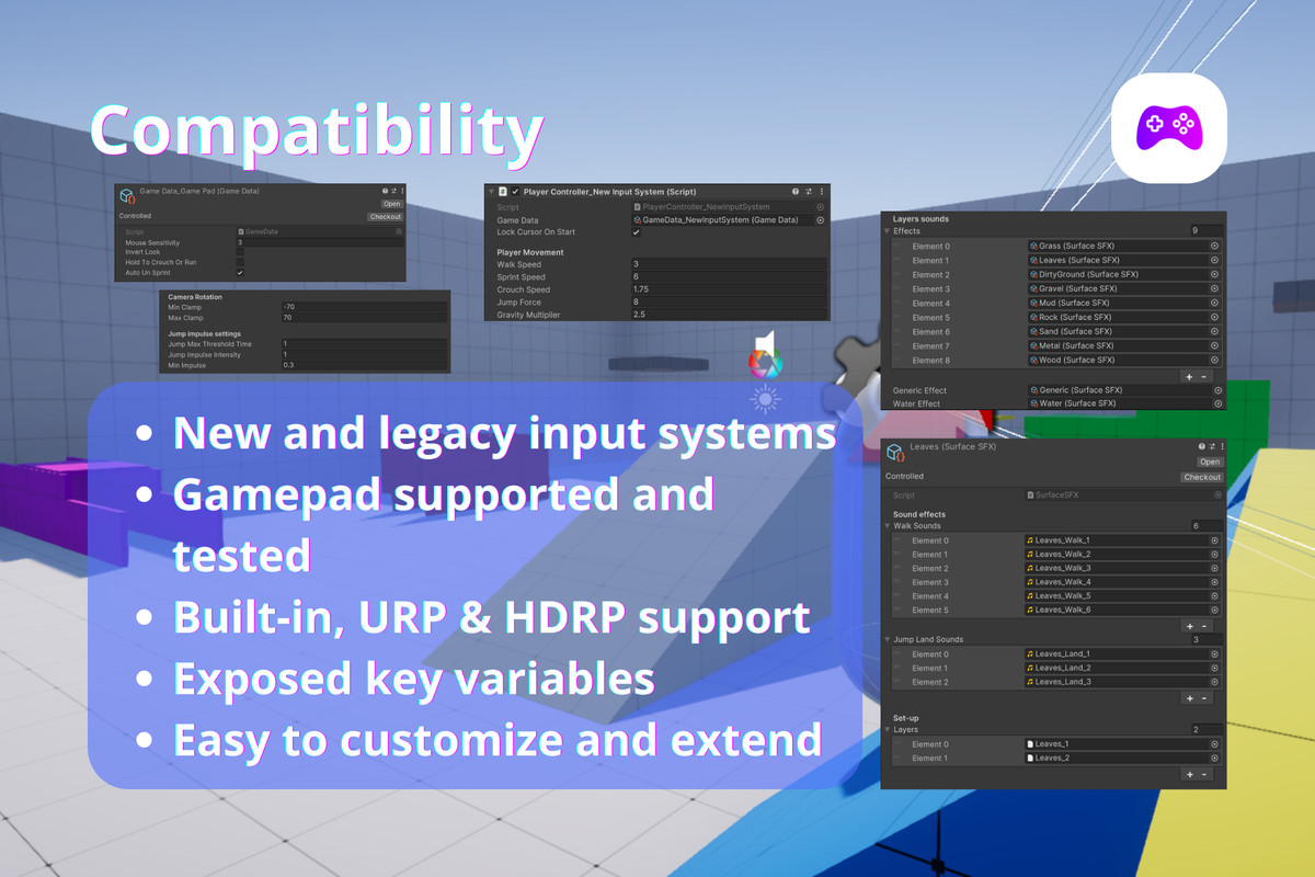 MFPC - Modular First Person Controller