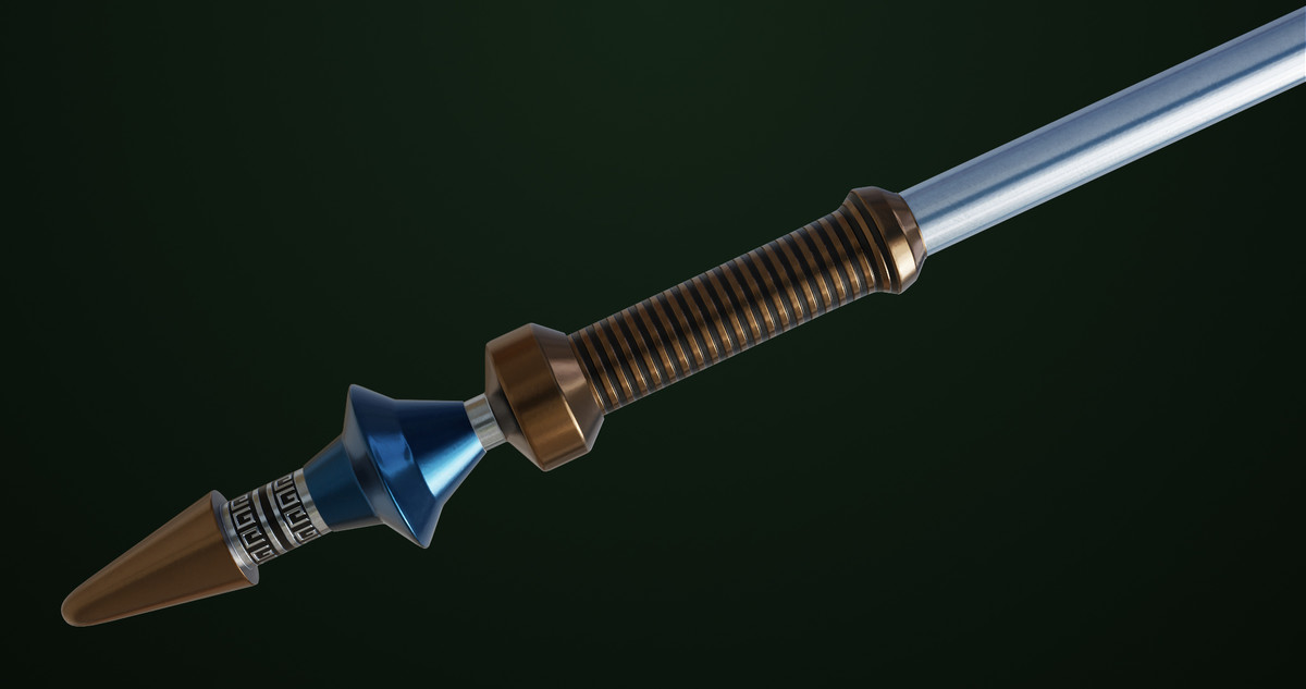 Fantasy Trident 06 URP HDRP Textures