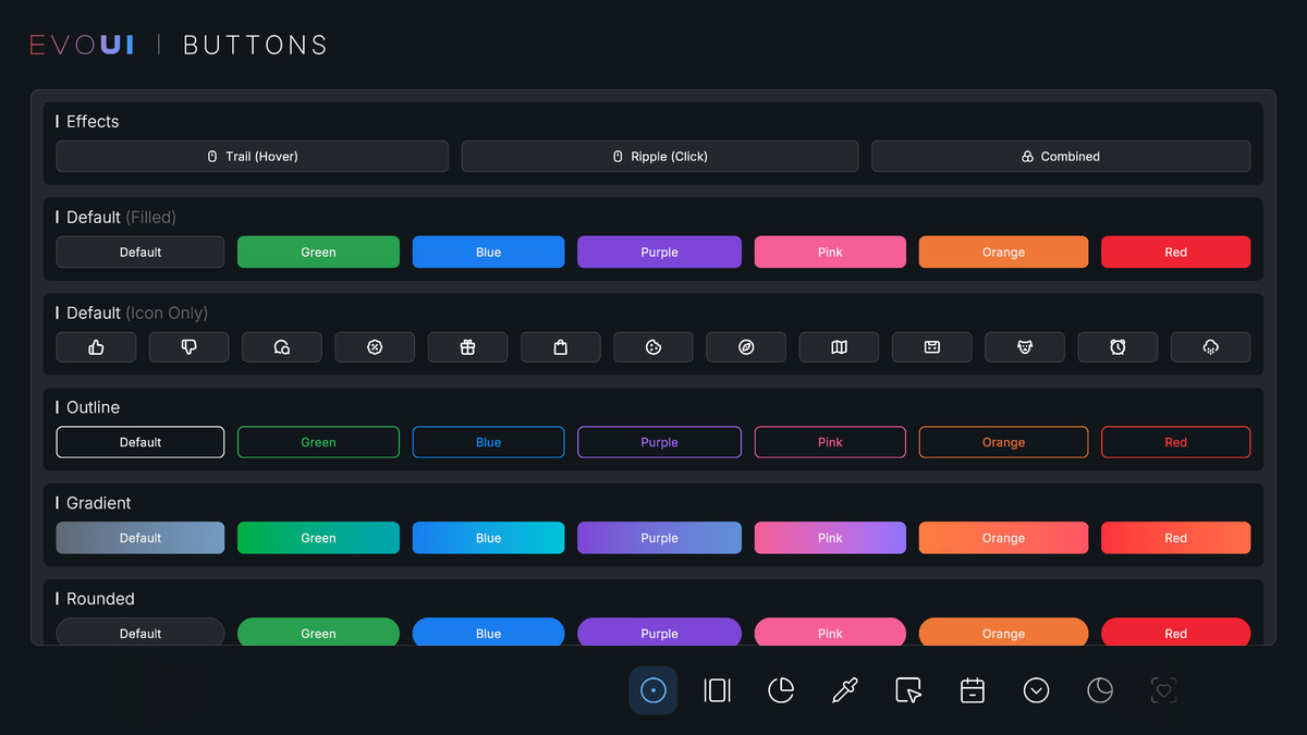 Evo UI - Modern UI Framework