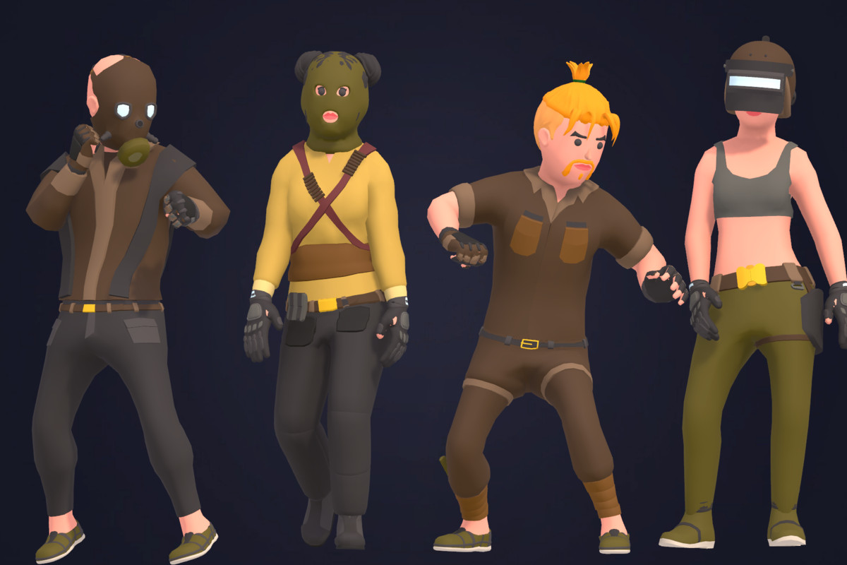 Customizable 3D Military Characters Bundle