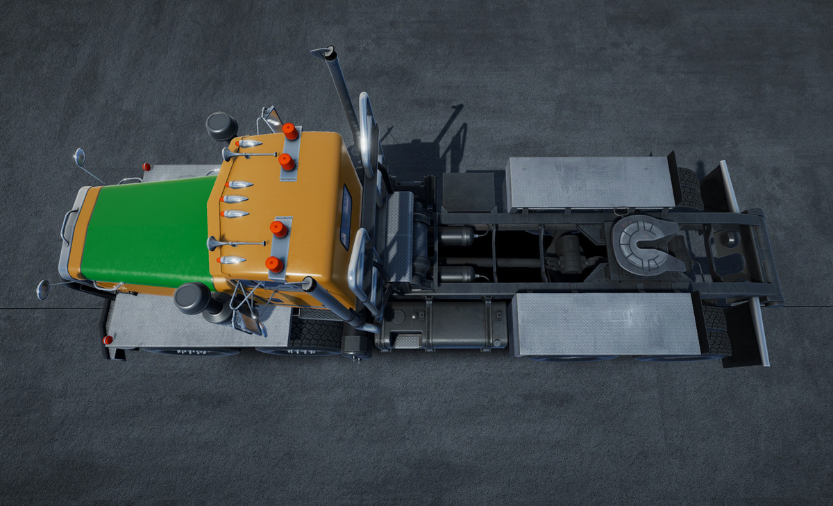 Twinsteer heavy truck
