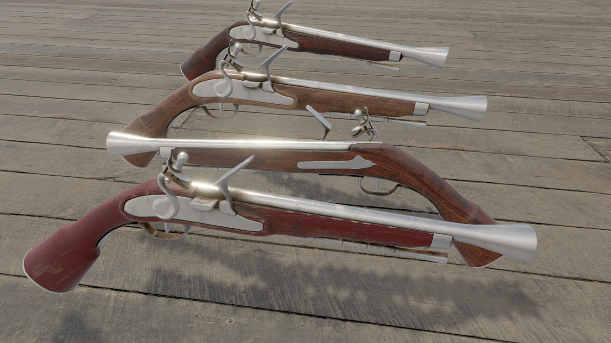 Pirate Flint Lock Pistol