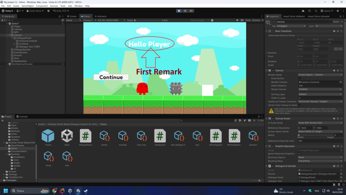 Simple Dialogue System (Drop-in, UI Ready)
