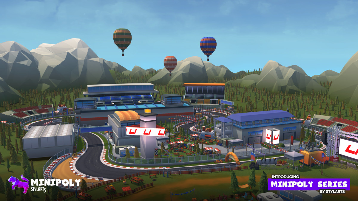 Minipoly Series - Race Track ( Stylized Lowpoly Environment ), image 20