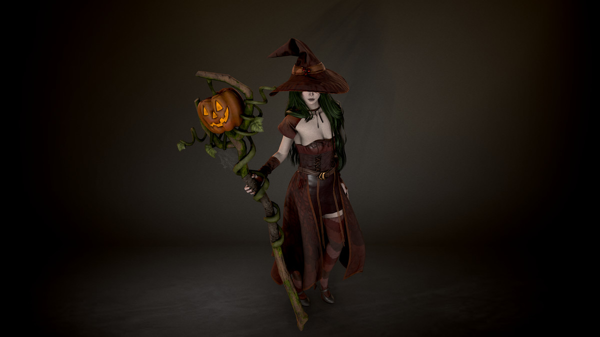 Witch 3D Character