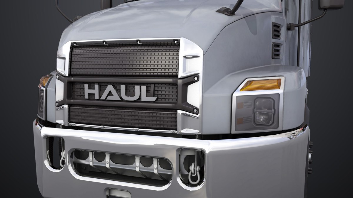 Heavy Truck Chassis 05 Grey Interior URP HDRP Textures